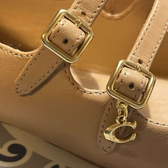 Coach Women's Whitley Leather Mary Jane Flat, Size 5.5B - Picture 3 of 16